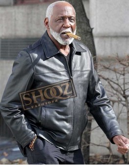 Shaft Richard Roundtree Black Leather Jacket